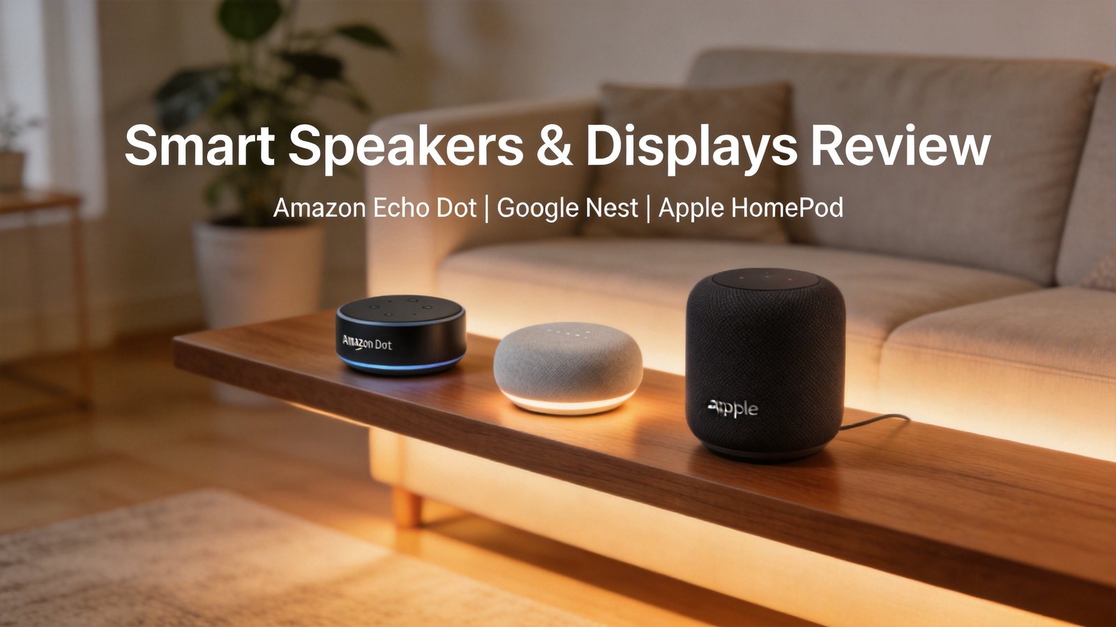 Smart home speaker setup